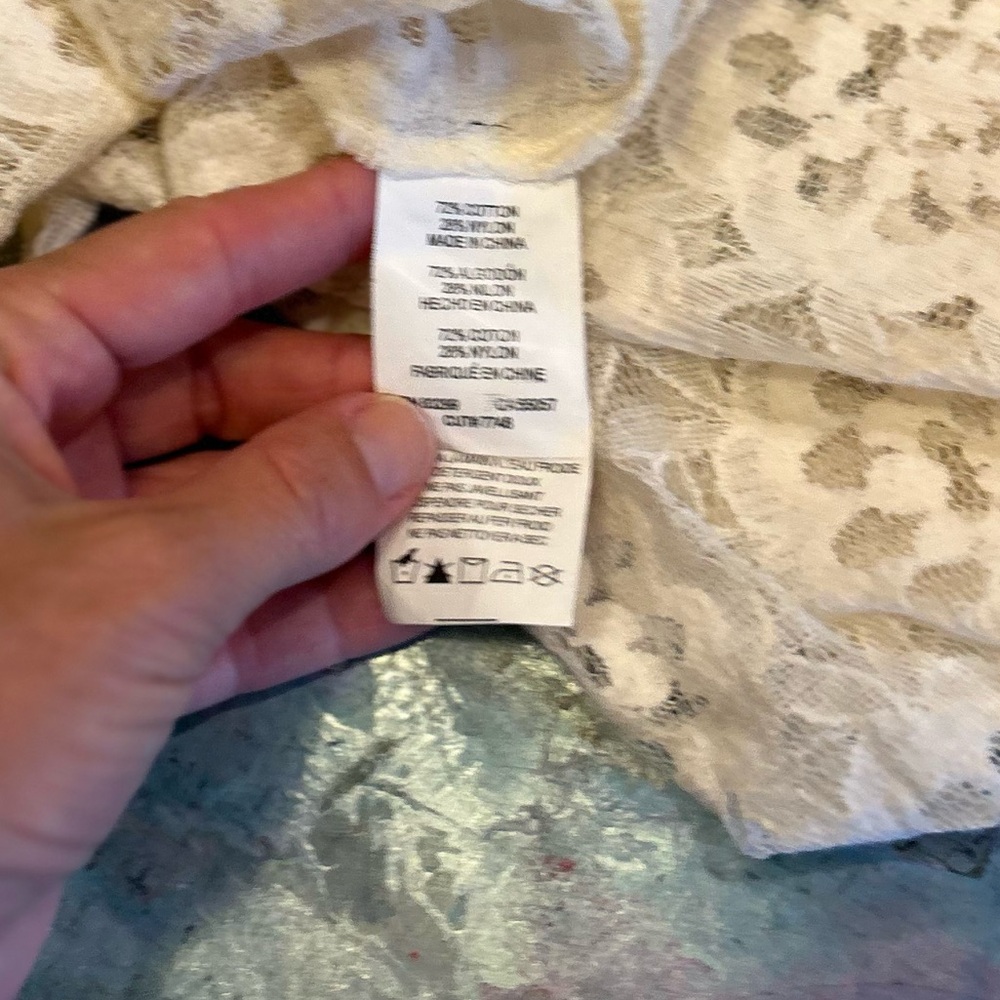 Lace Button Down - image 7